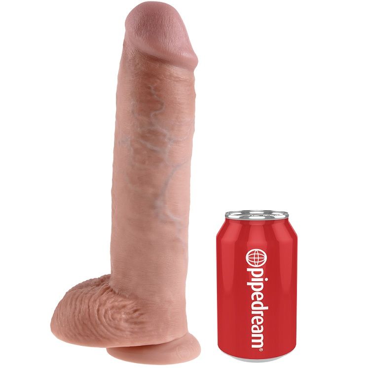 King Cock 11 Dildo With Balls 28 CM - 5