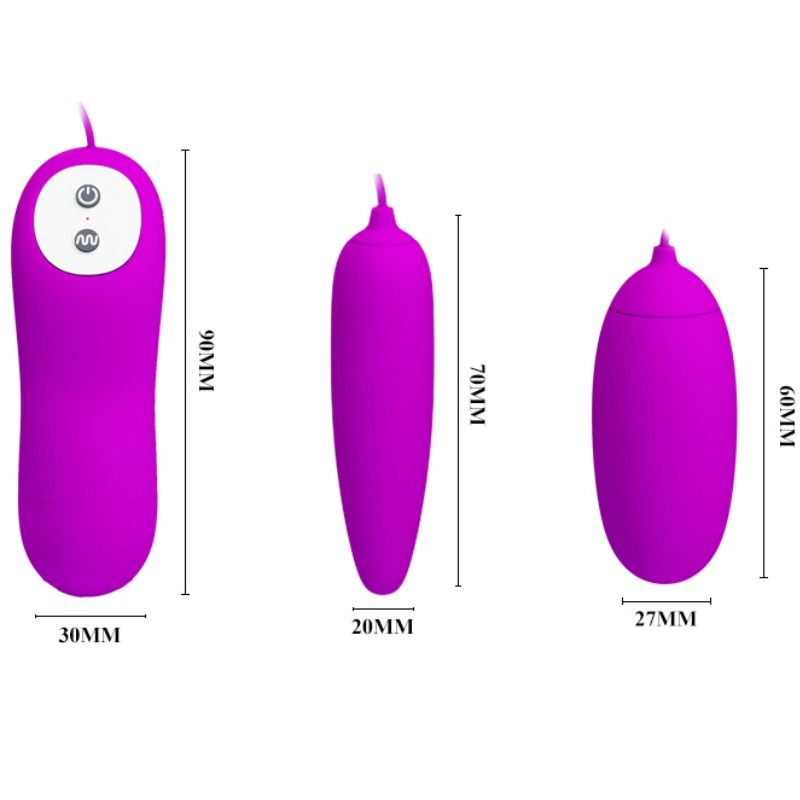Fun Toys Pretty Love Irma Double Vibrating Egg - 3