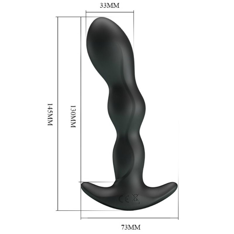 Anal Toys Pretty Love Anal Massager 12 Vibration Modes - 4