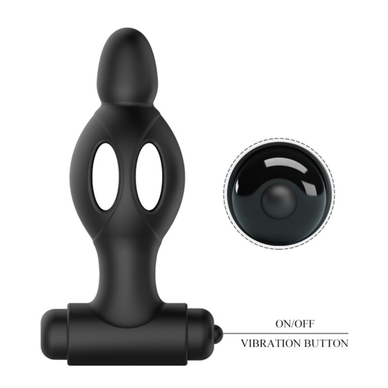 Mr Play Silicone Anal Plug With Vibration - 4