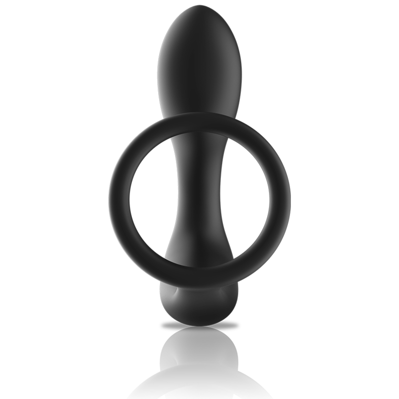 Black Silver Remote Control Anal Massager Rechargeable Silicone - 4
