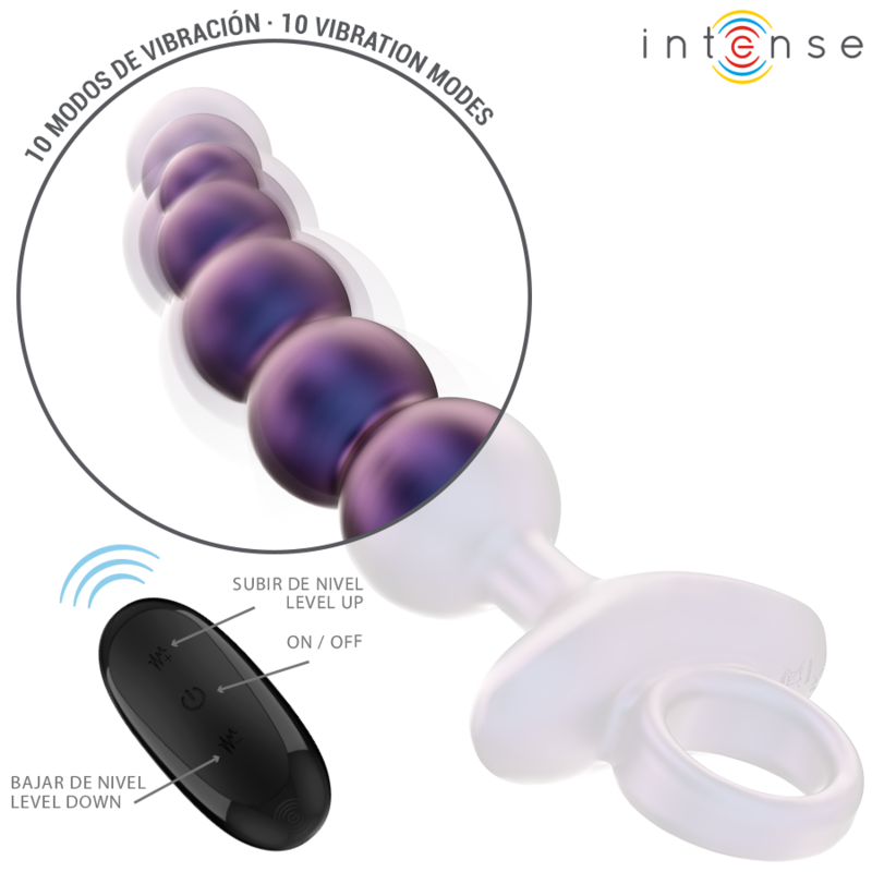 Intense Anal Toys Tito Vibrating Anal Plug Remote Control - 4