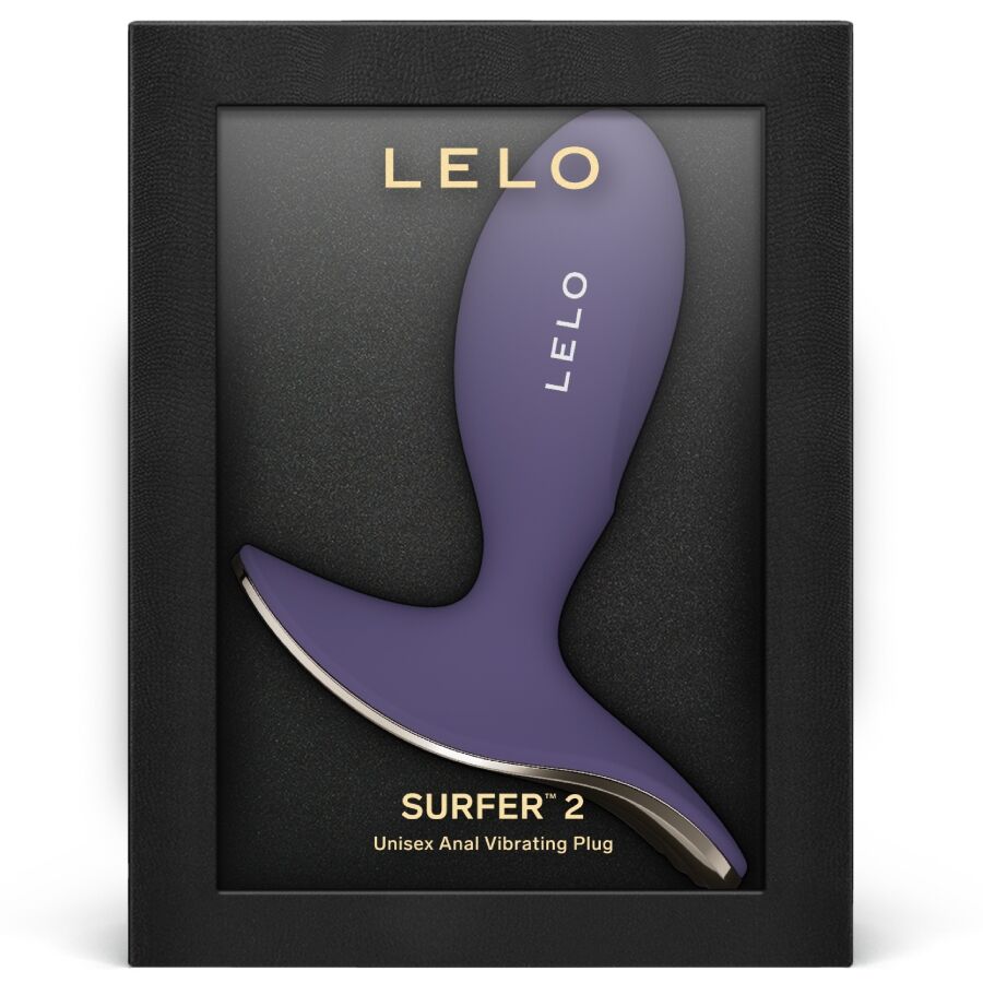 Lelo Surfer 2 Unisex Anal Vibrating Plug Cyber - 3