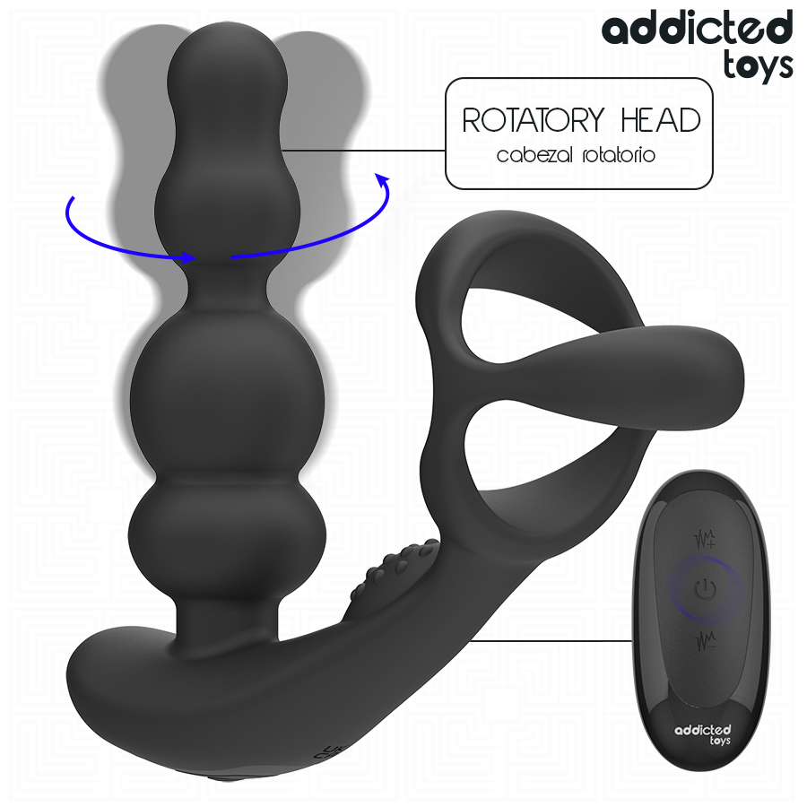 Addicted Toys Rotating Prostate Massager Remote Control - 3