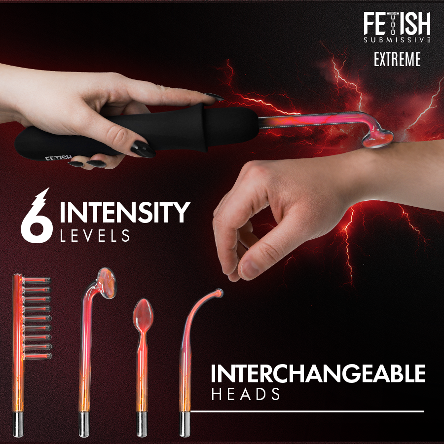 Fetish Submissive Extreme High Frequency Electrostimulation Wand - 2