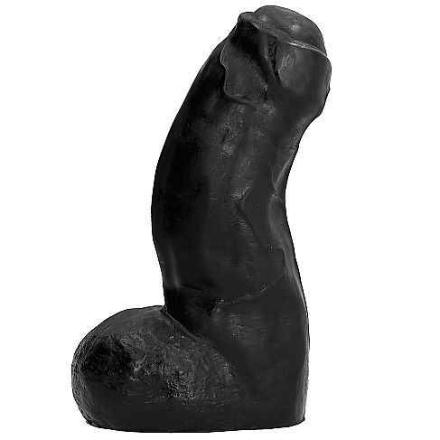 All Black Realistic Dong 17 CM - 2