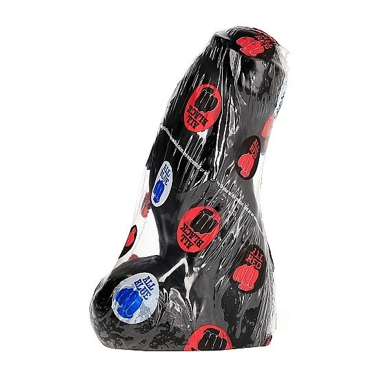 All Black Realistic Dong 17 CM - 3