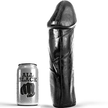 All Black Dong 28 Cm Without Testicles