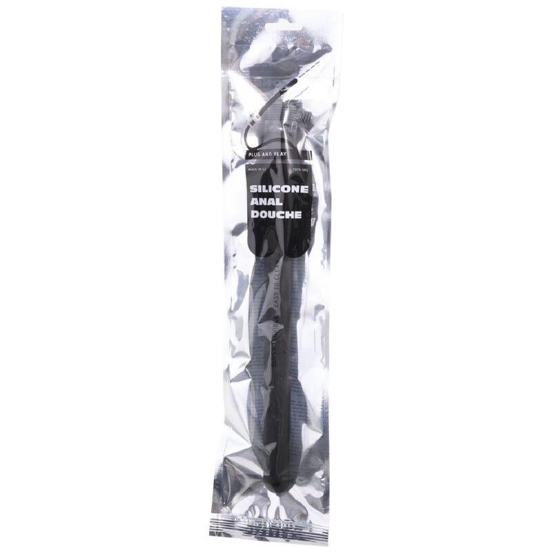 All Black Mega Ripple Shower Anal Silicone 28 5 CM - 2