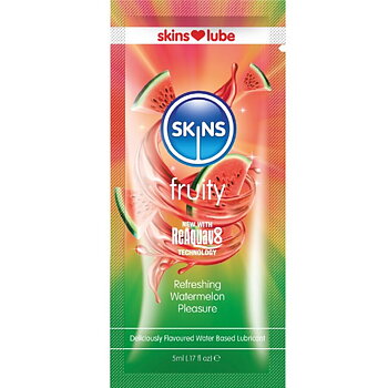 Skins Fruity Based Glidmedel Watermelon Single Dose 5 Ml