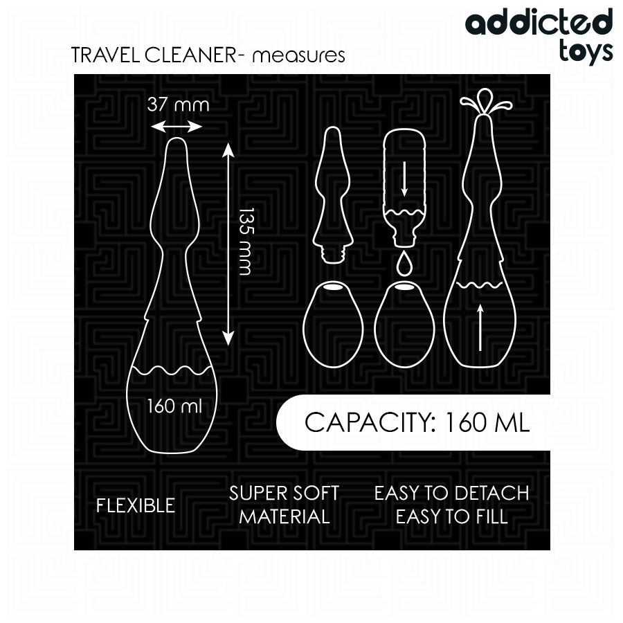 Addicted Toys Travel Cleaner Silicone - 5