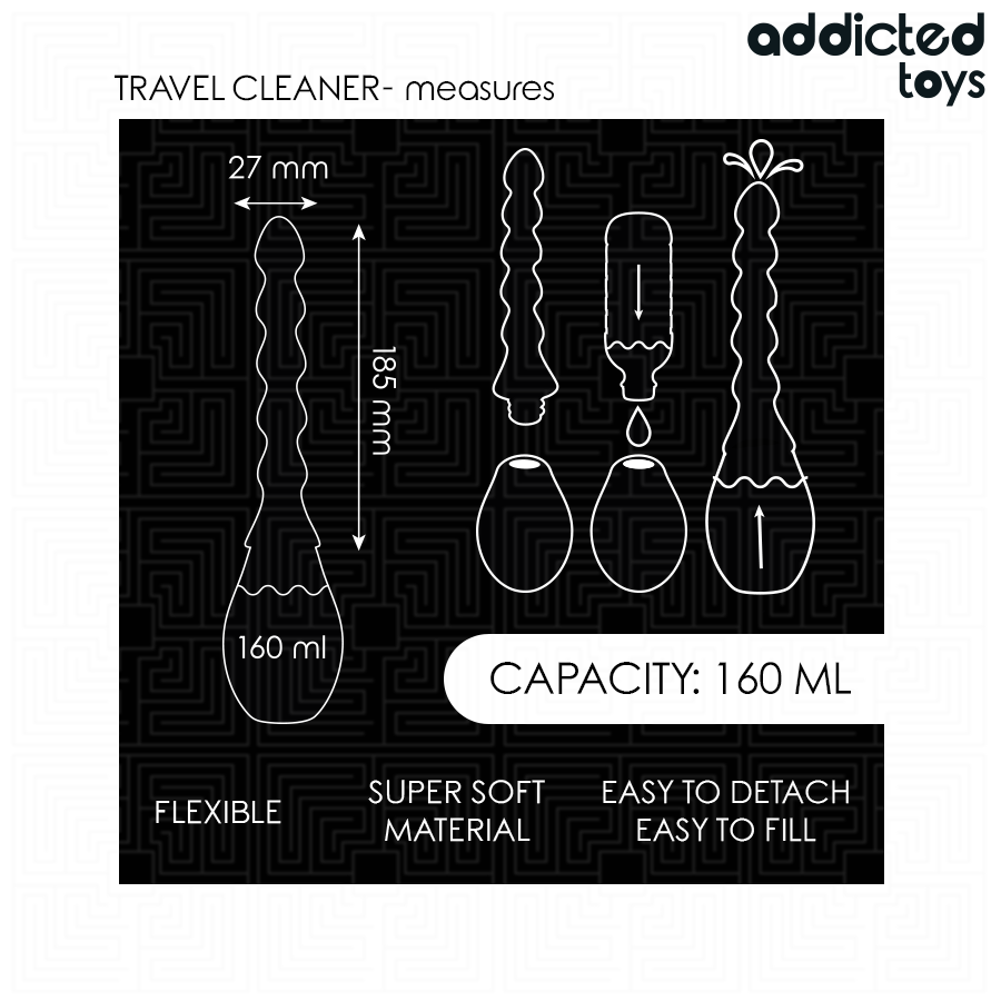 Addicted Toys Travel Cleaner Silicone - 5