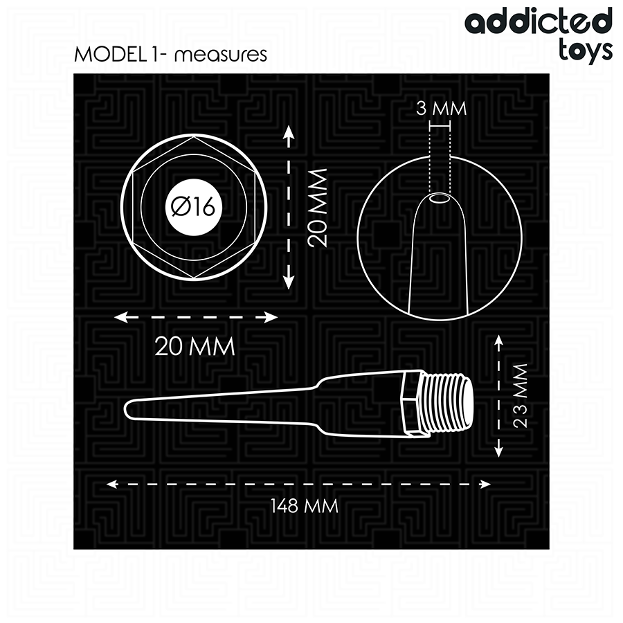 Addicted Toys Anal Cleaner With Adapter - 5