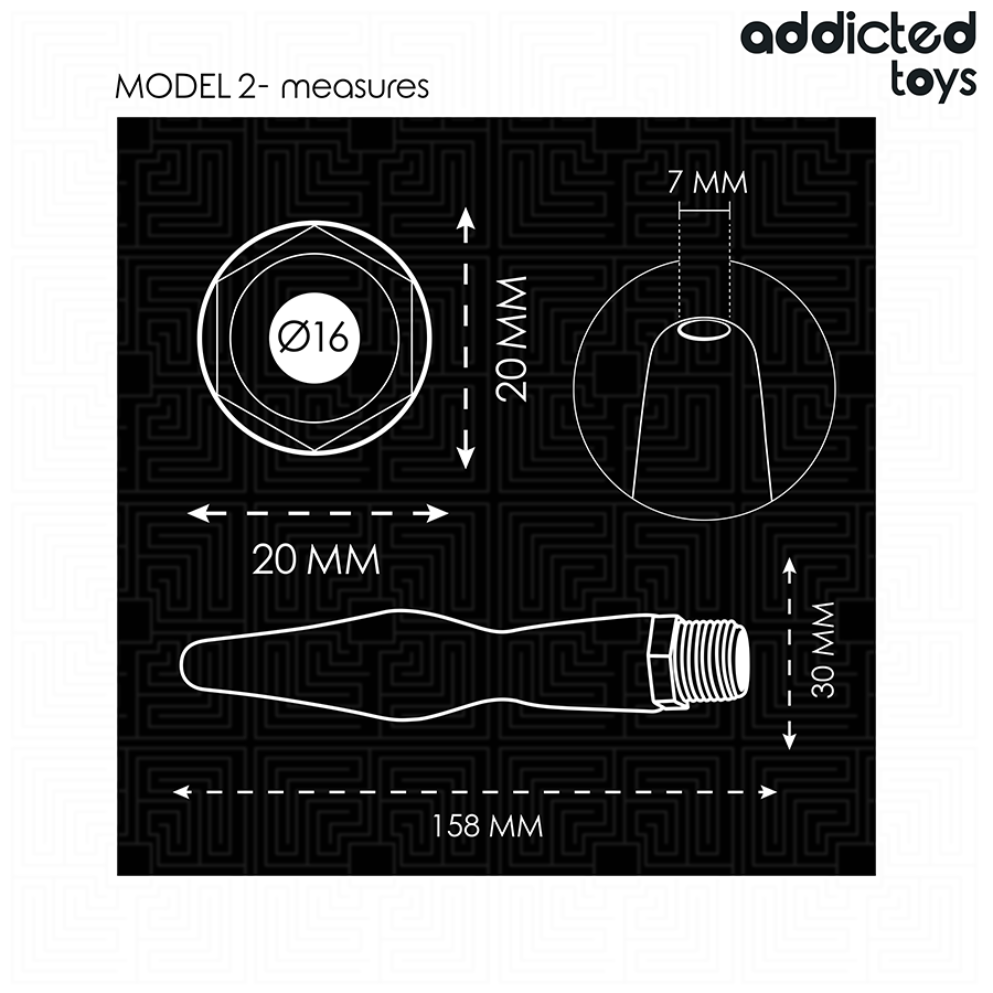 Addicted Toys Anal Cleaner With Adapter - 5