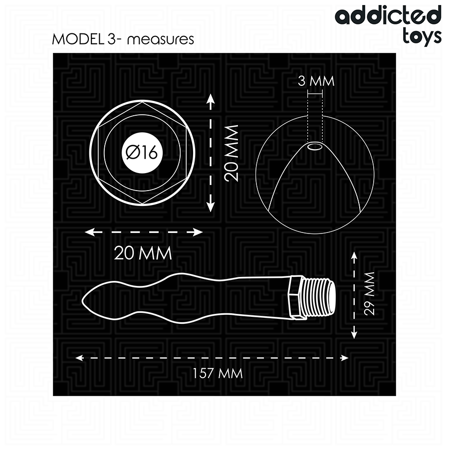 Addicted Toys Anal Cleaner With Adapter - 5