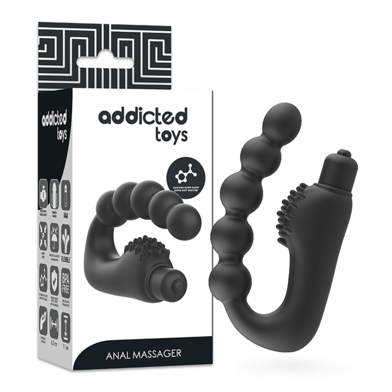 Addicted Toys Anal Massager Prostatic With Vibration - 2