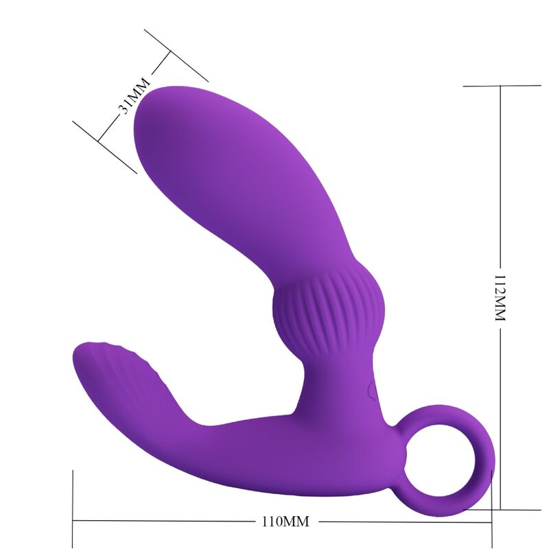 Anal Toys Pretty Love Cayla Anal Vibrator Massager Lila - 5