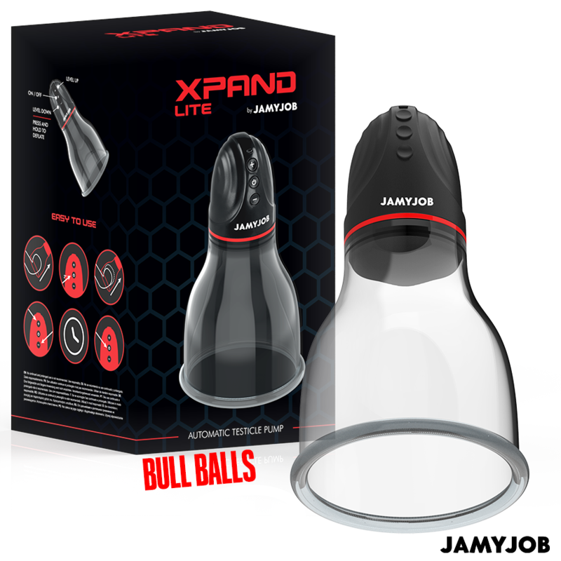 Jamyjob Xpand Lite Automatic Testicle Pump 3 Suction Levels - 2