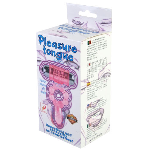 Baile For Him Silicone Ring 10 Tongue Rhythms With Vibration - 5