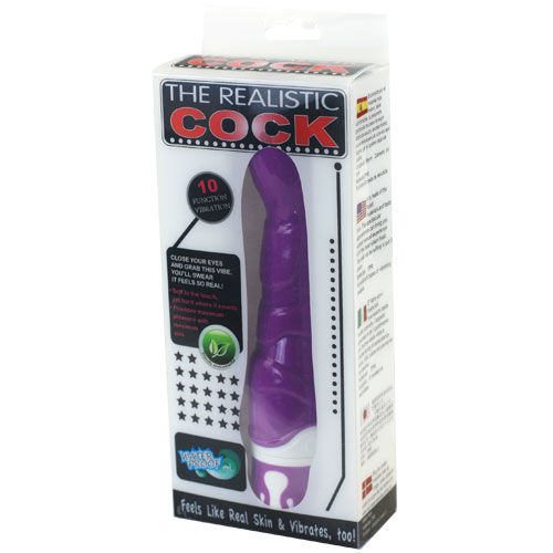 Baile Vibrators Realistic Cock 10 Rhythms Sensation Violet - 5