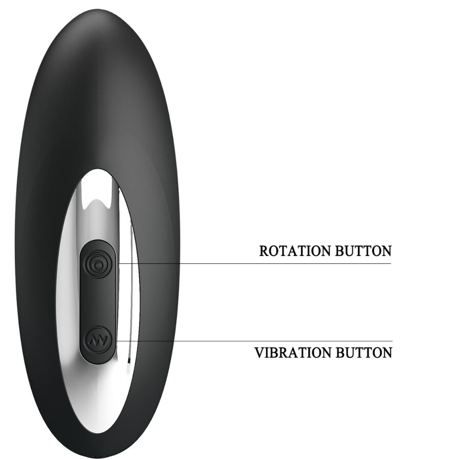 Mr Play Prostate Massager With Rotation And Vibration - 4