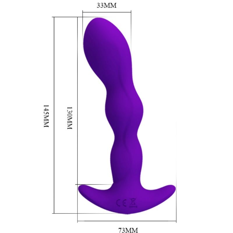 Anal Toys Pretty Love Anal Massager 12 Vibration Modes - 10