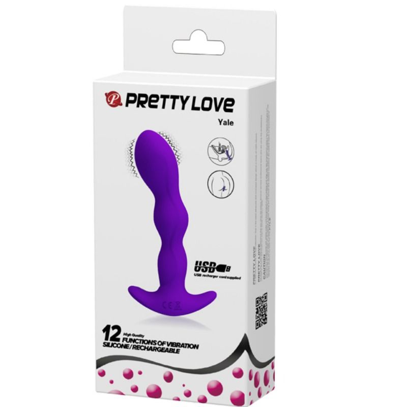 Anal Toys Pretty Love Anal Massager 12 Vibration Modes - 8