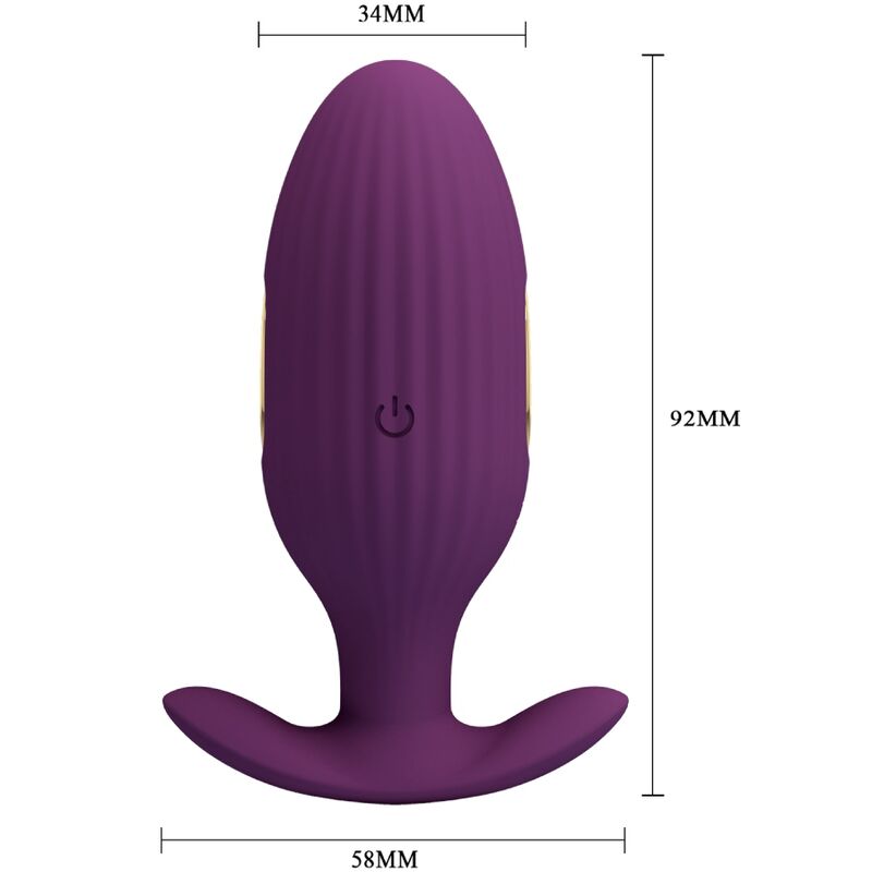 APP Pretty Love Jefferson APP Controlled Anal Plug - 6