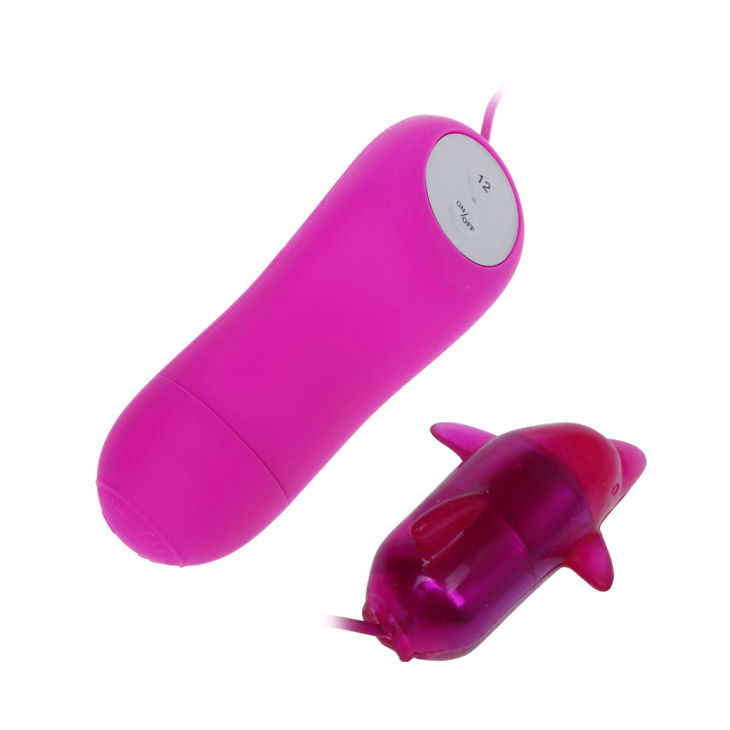 Baile Stimulating Cute Secret Dolfin Vibrator 12V - 3