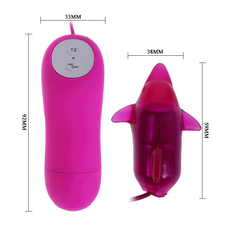 Baile Stimulating Cute Secret Dolfin Vibrator 12V - 5