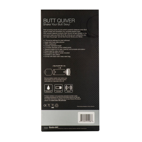Rocks Off Butt Quiver Point Stimulator 7 Speeds - 3
