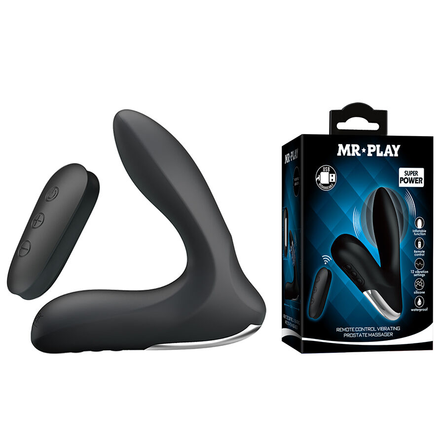 Mr Play Prostate Massager With Vibration Remote Control - 2