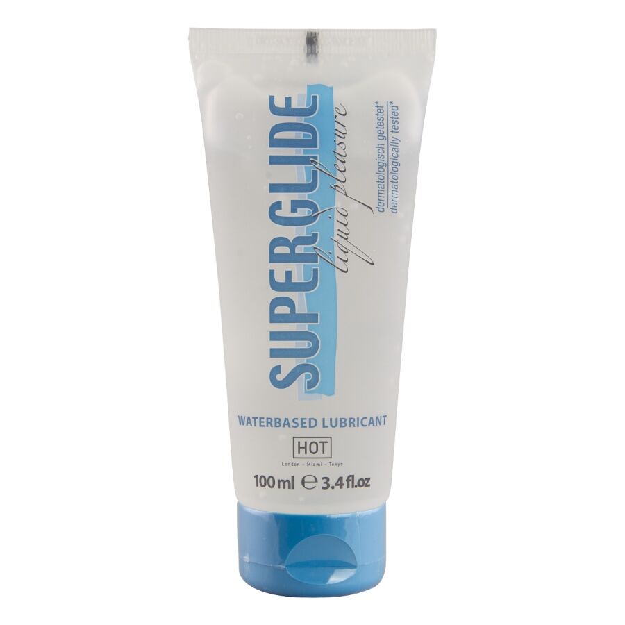 Hot Superglide Liquid Pleasure Waterbased Lubricant 100 Ml