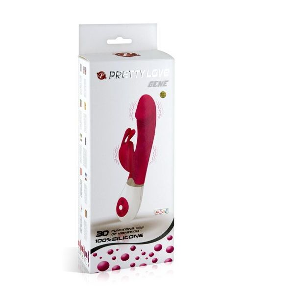 High Tech Pretty Love Flirtation Vibrator With Rabbit Gene - 3