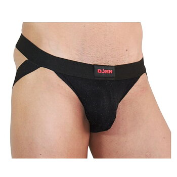 Burn Jock Shiny Svart