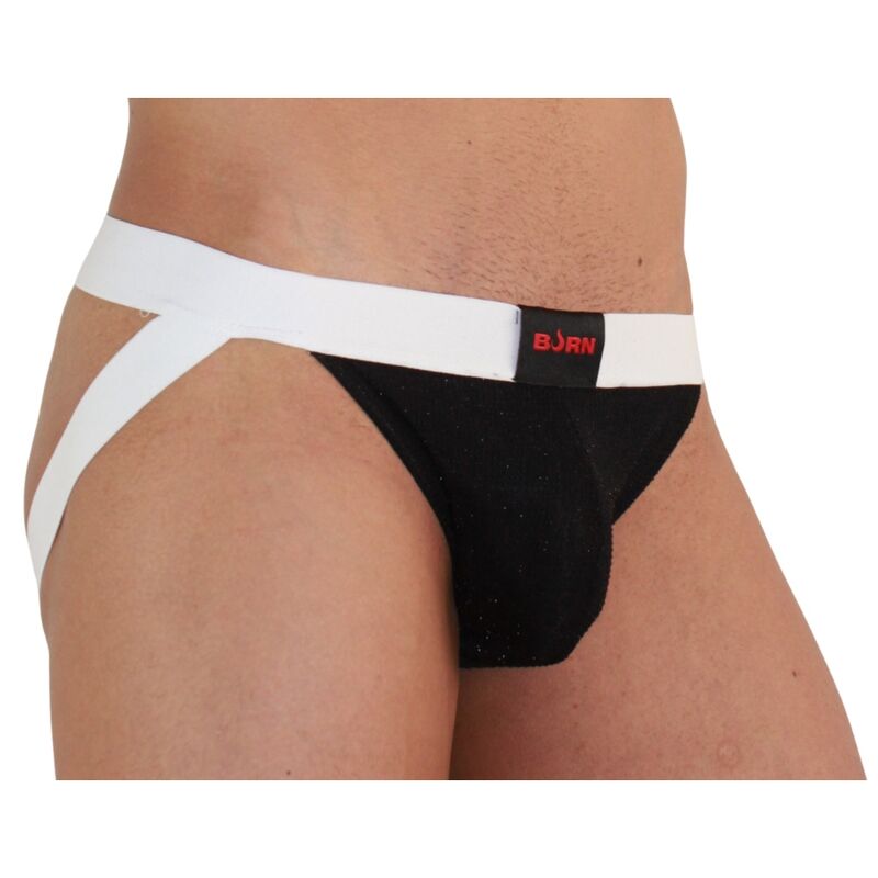 Burn Jock Shiny Svart/Vit - 2