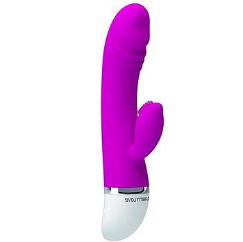 High Tech Pretty Love Flirtation Vibrator With Rabbit David