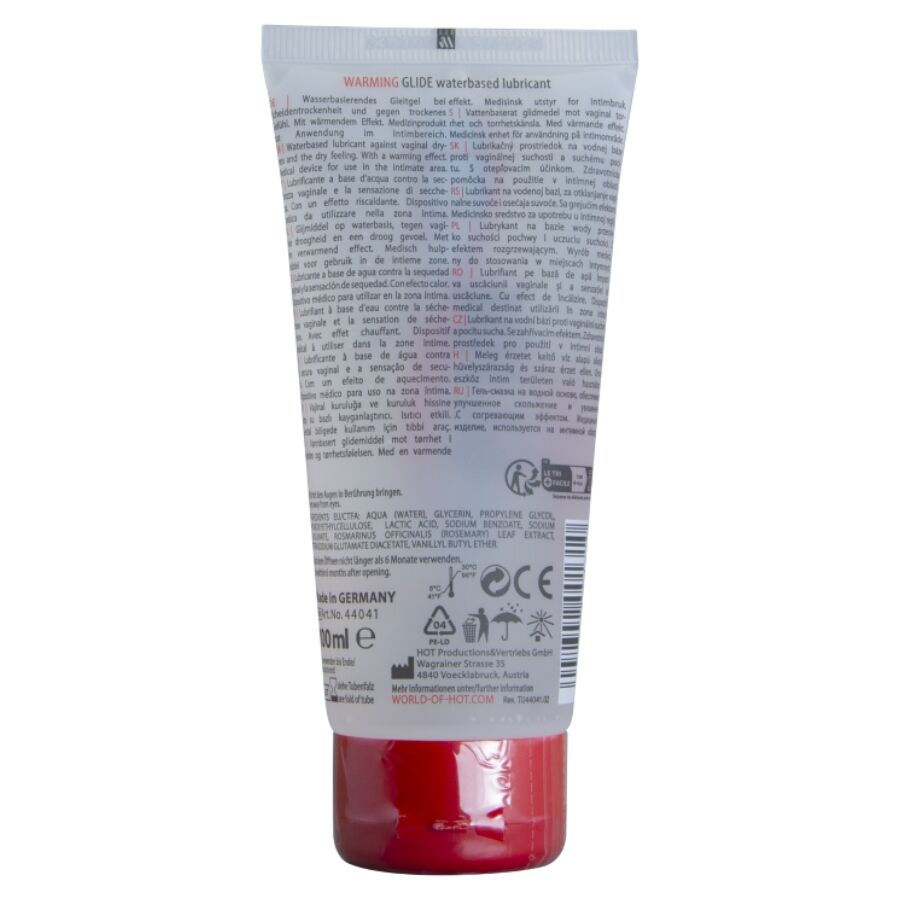 Hot Warming Glide Liquid Pleasure Waterbased Lubricant 100 Ml - 2