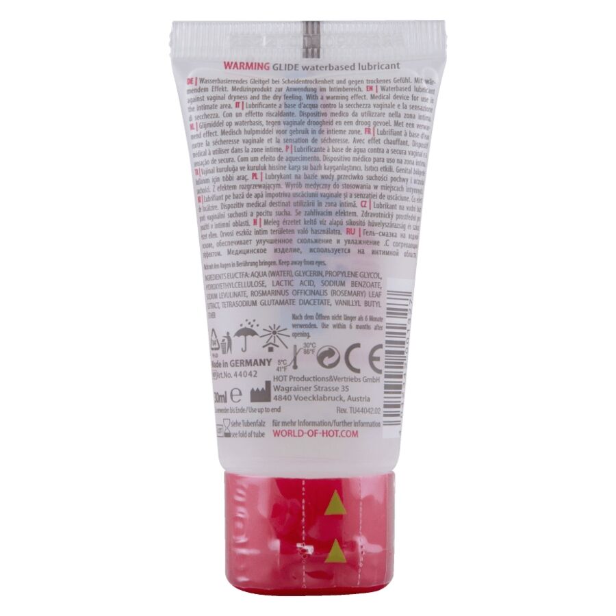 Hot Warming Glide Liquid Pleasure Waterbased Lubricant 30 Ml - 2