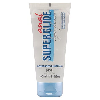 Hot Anal Superglide Liquid Pleasure Waterbased Lubricant 100 Ml