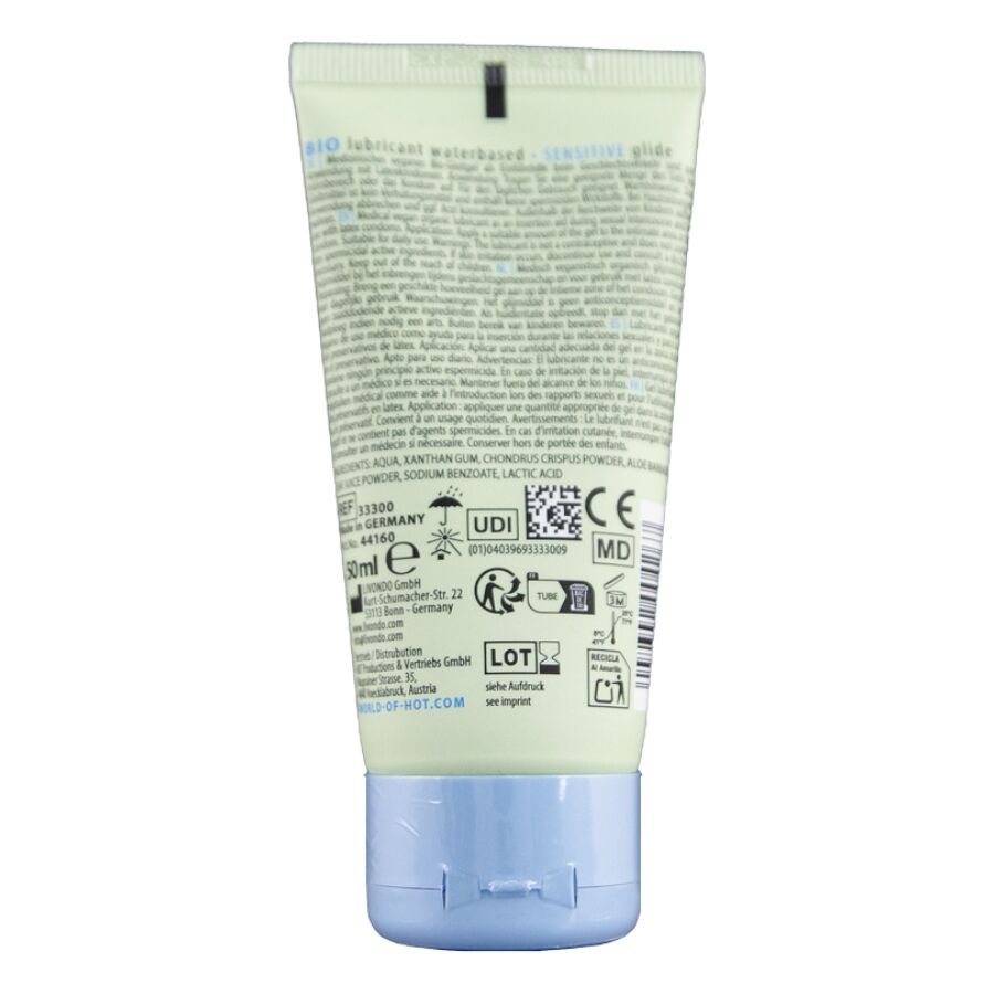 Hot Bio Lubricant Waterbased Sensitiv 50 Ml - 2