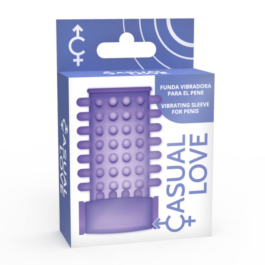 Casual Love Ring Vibrating Sleeve - 6