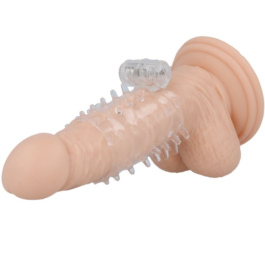 Casual Love Ring Vibrating Sleeve - 7
