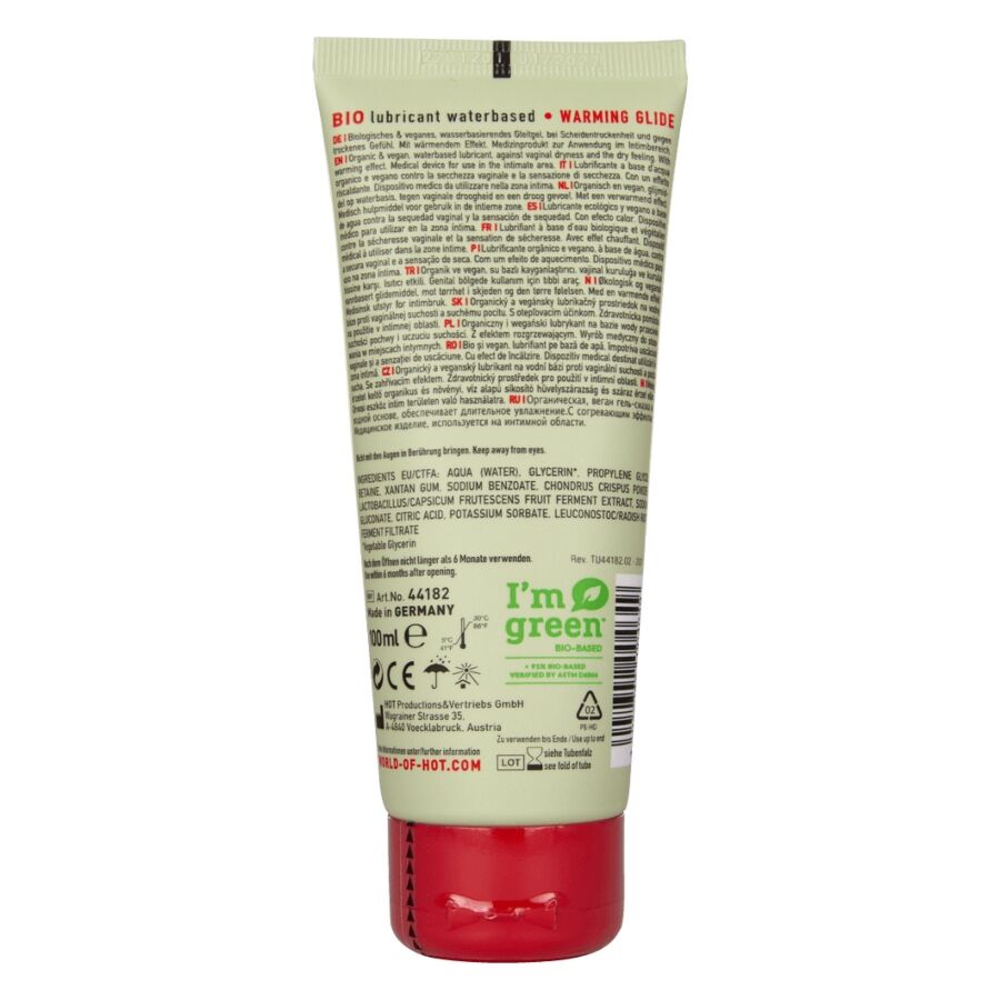 Hot Bio Lubricant Waterbased Warming 100 Ml - 2