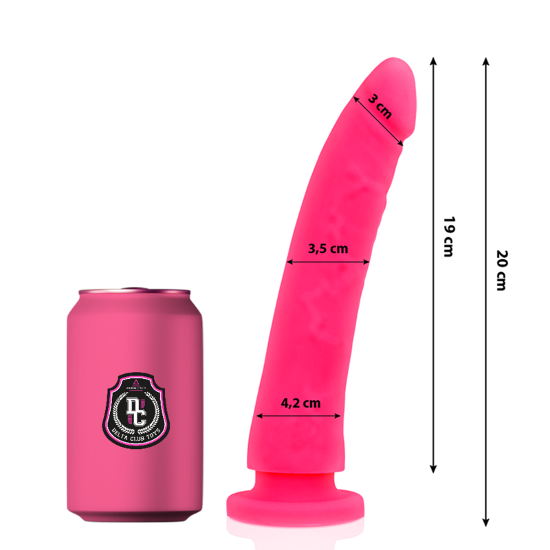 Deltaclub Club Toys Dildo Medical Silikon 20 cm - 3