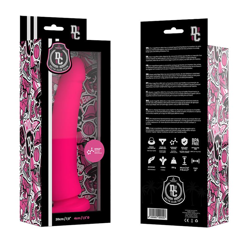 Deltaclub Club Toys Dildo Medical Silikon 20 cm - 12