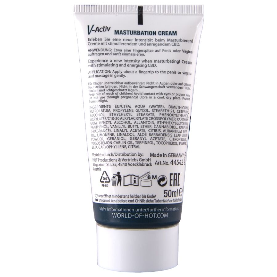 Hot Masturbationscreme Mit Cbd Unisex 100Ml - 3