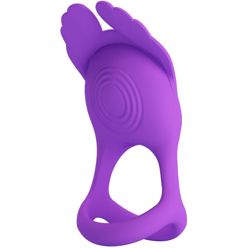 For Him Pretty Love Silas Vibrant Penis Ring 7 Vibrations Silicone