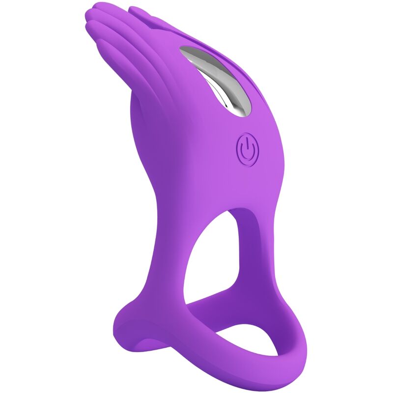 For Him Pretty Love Silas Vibrant Penis Ring 7 Vibrations Silicone - 6