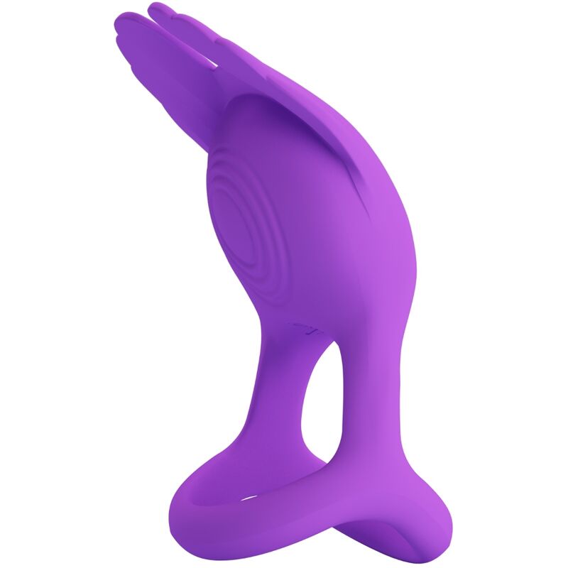 For Him Pretty Love Silas Vibrant Penis Ring 7 Vibrations Silicone - 3